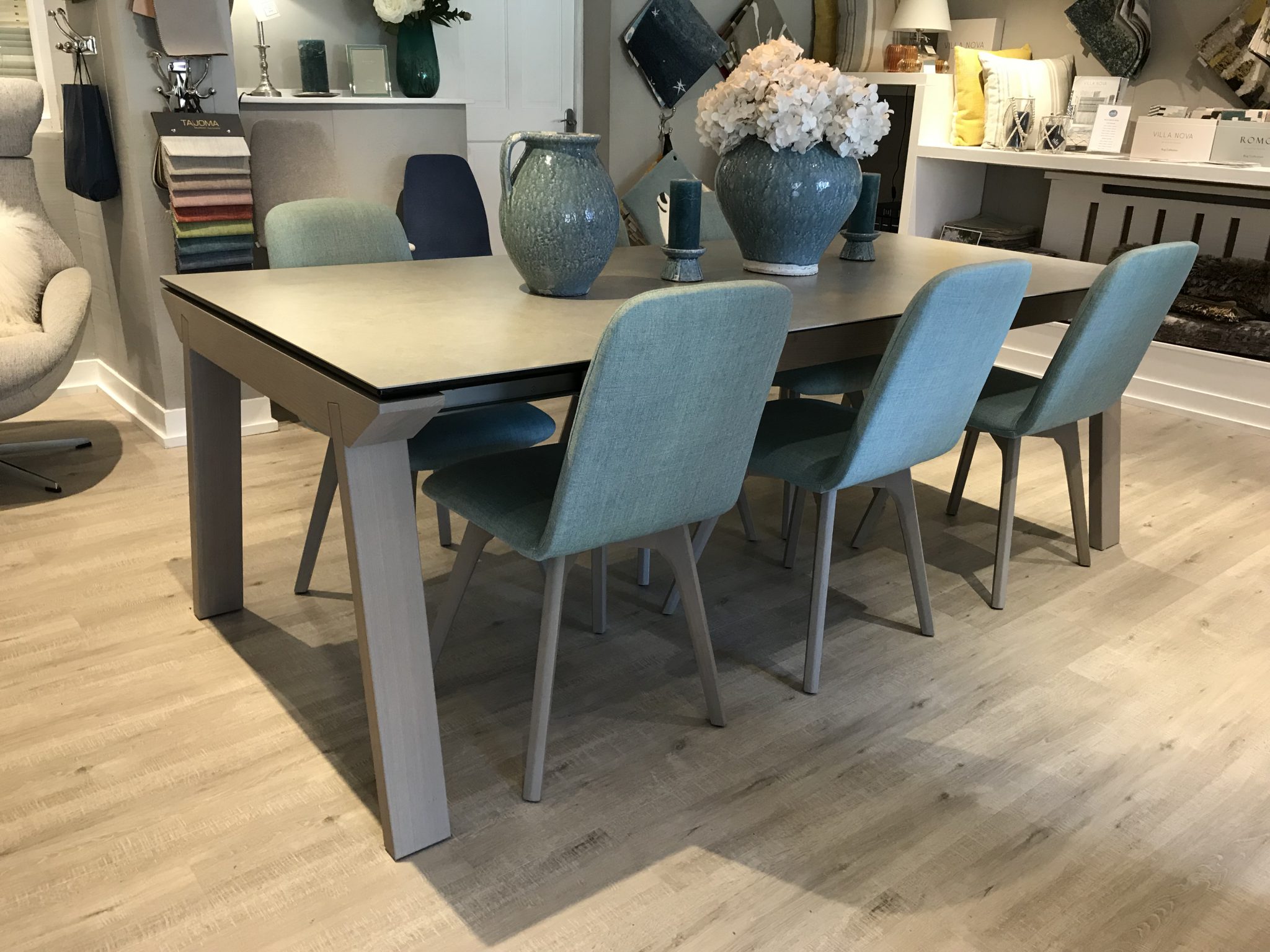 Ex-Display Copenhagen Dining Table & 6 Chairs - New England Home Interiors