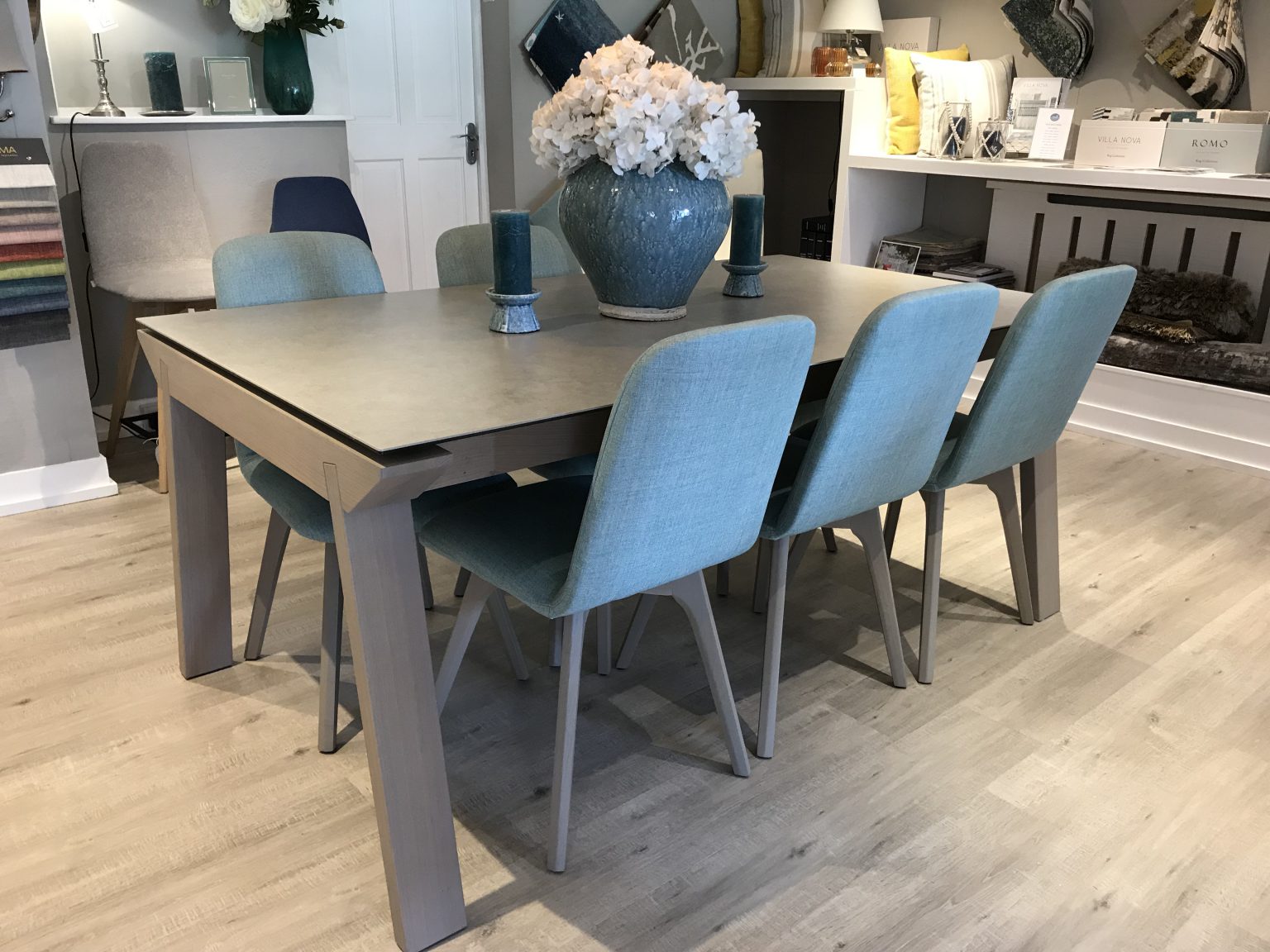 Ex-Display Copenhagen Dining Table & 6 Chairs - New England Home Interiors