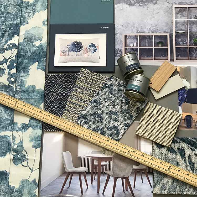 Interior design mood board by New England Home Interiors