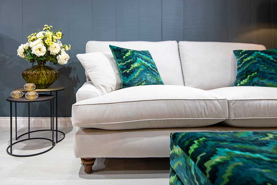 A bespoke sofa by New England Home Interiors