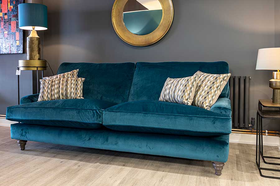 Winchester sofa with classic soft lines offers supreme comfort and style