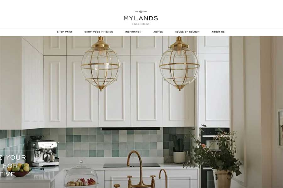 The Mylands paint website